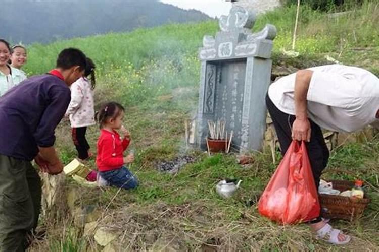 人死了不到一年能清明节上坟吗