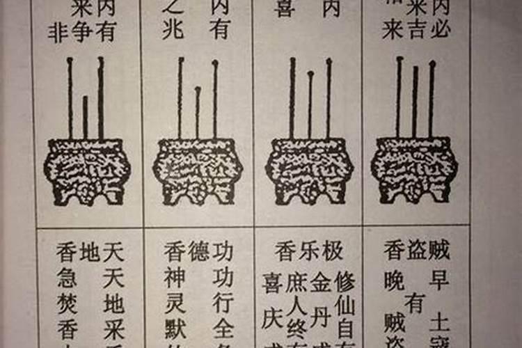 梦见给神上香香断了