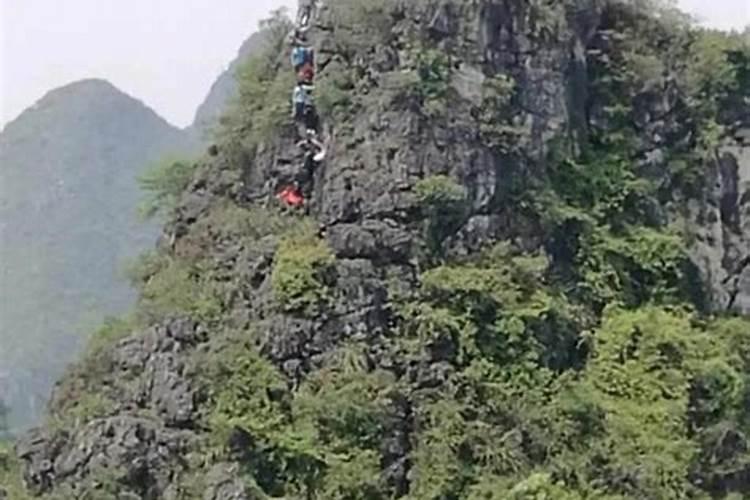 清明祭祖上山