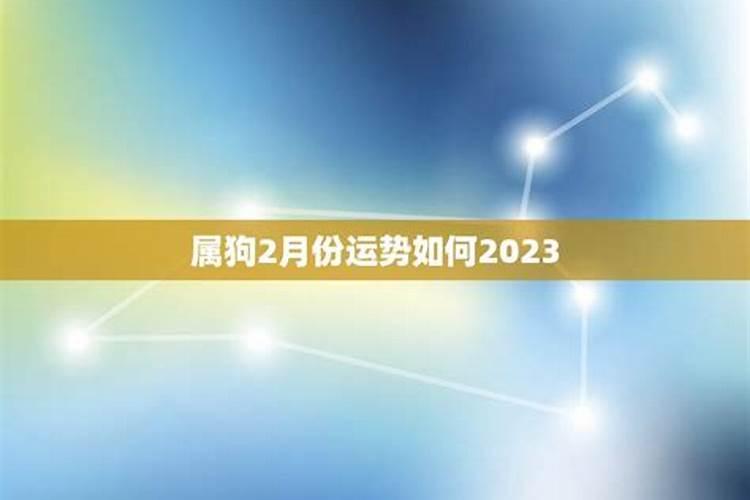 属狗2月份