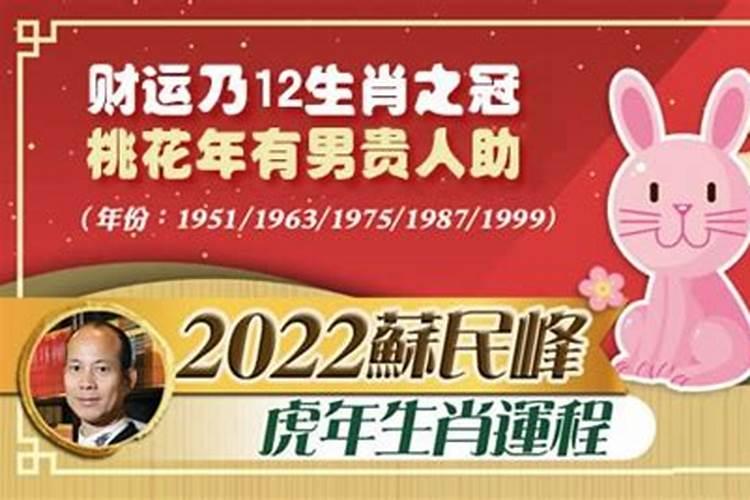 苏民峰2022年属兔六月