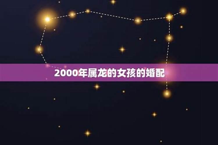 2000属龙的女孩找属什么的好