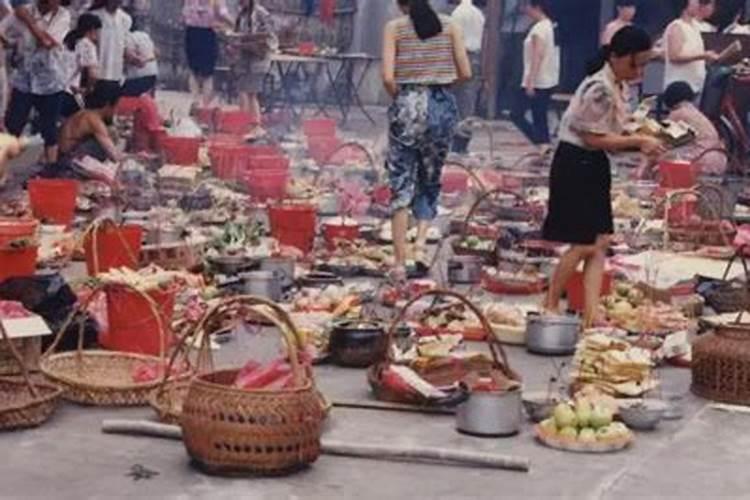 潮汕中元节祭祀