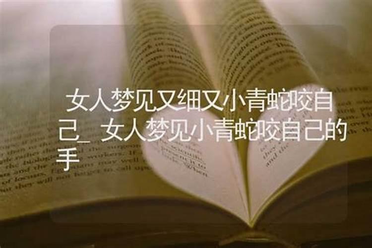 女人梦见又细又小的蛇