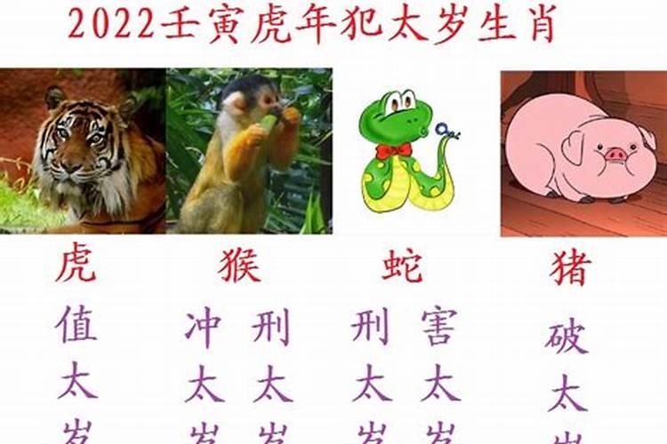 2022年虎年犯太岁的生肖有哪几个