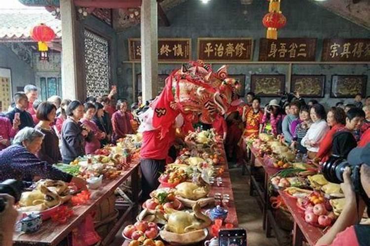 春节期间祭祖