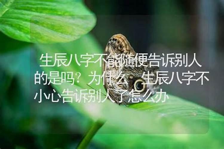 不小心泄露了生辰八字