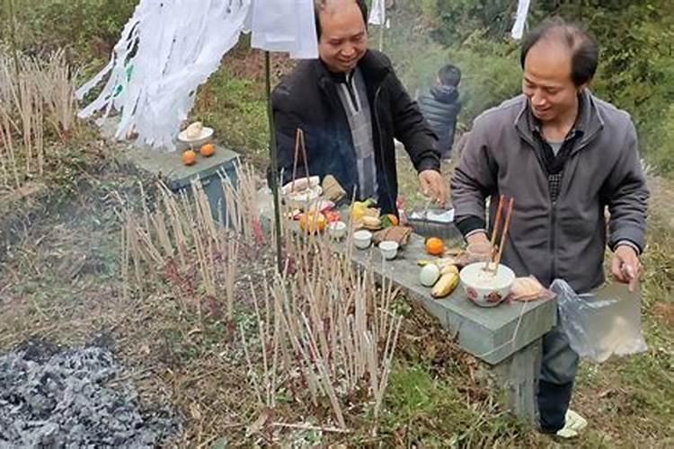 农村清明节祭拜先祖