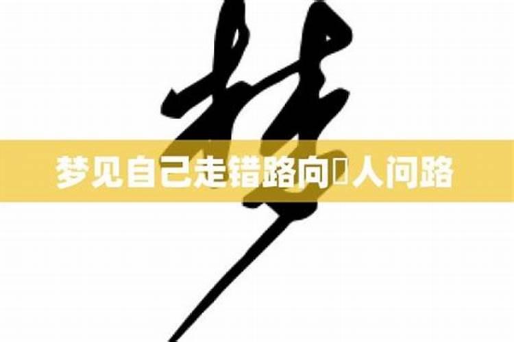 梦见回家走错路然后有人帮带路