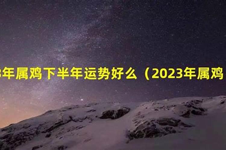 2023属鸡下半年感情运势如何呢