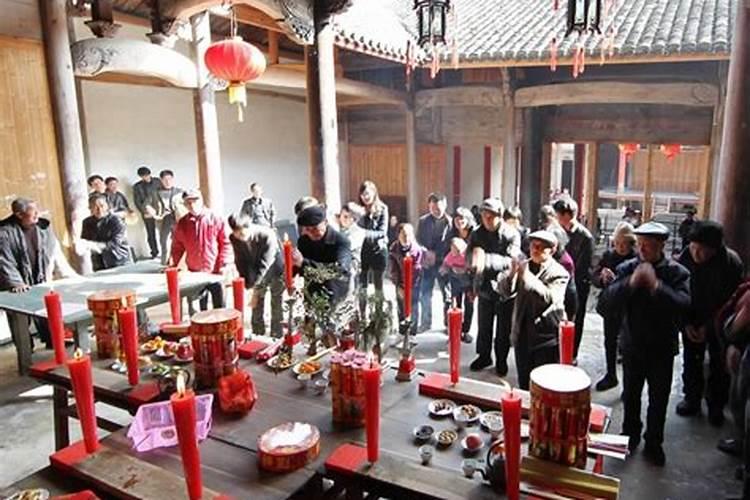 中元节寺庙祭祖