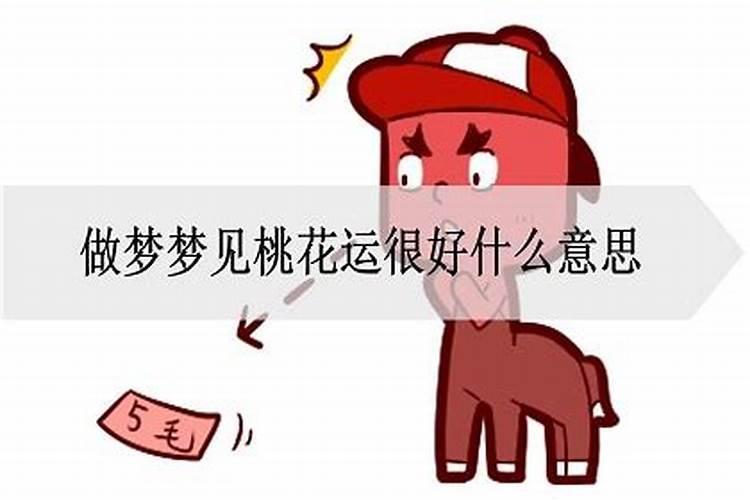 做梦走桃花运是什么意思