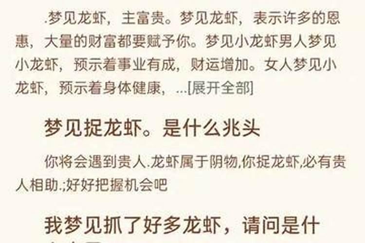 梦见摸鱼摸虾是什么意思,有人抢,别人没抢到