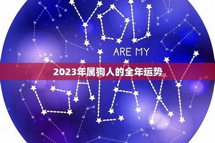 生肖属狗运势2023年运程详解女