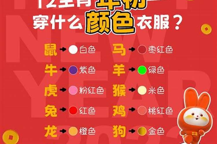 2022年属兔穿什么颜色衣服最旺