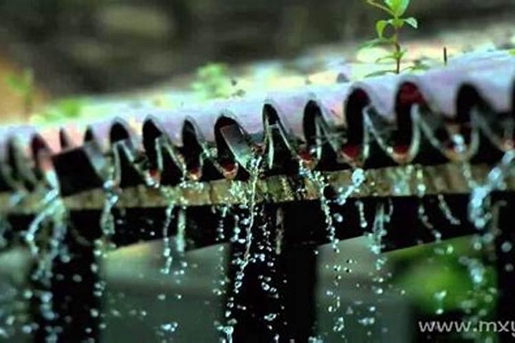 梦见家里老房子漏雨进水了