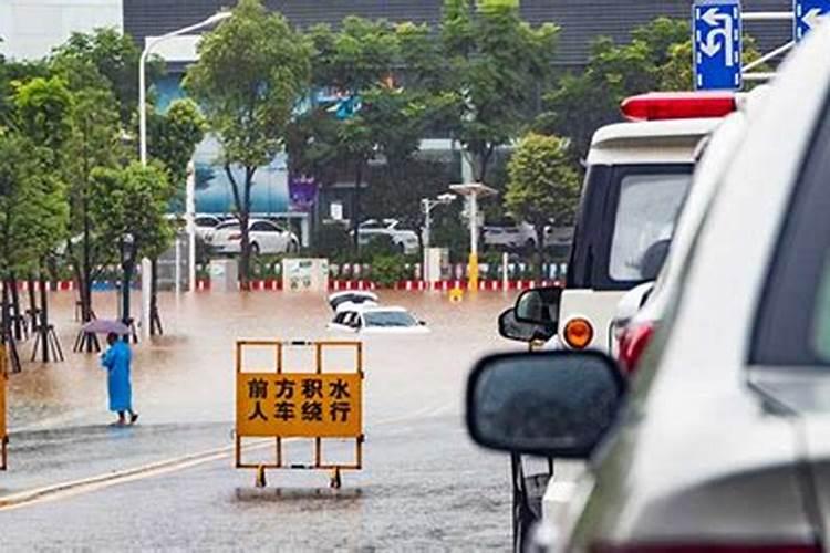 梦见水田地突然涨大水