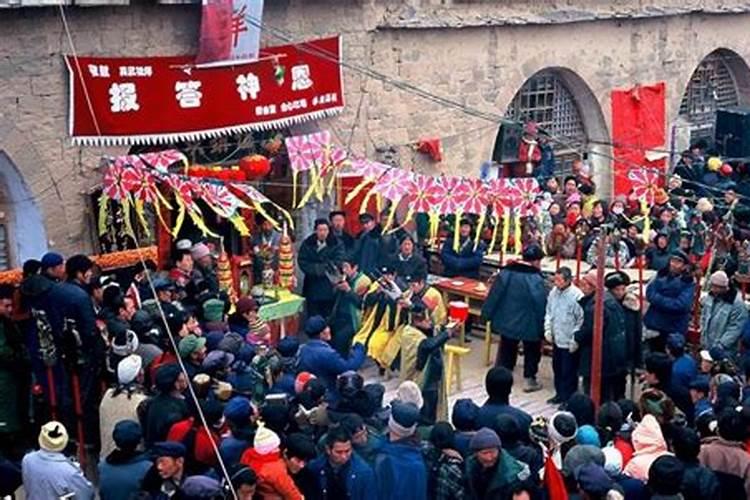 陕西春节祭祀先祖活动