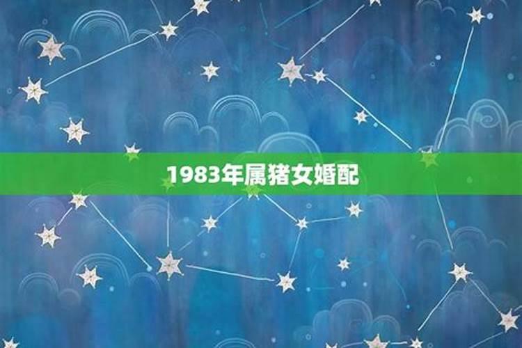 1983年属什么生肖婚配