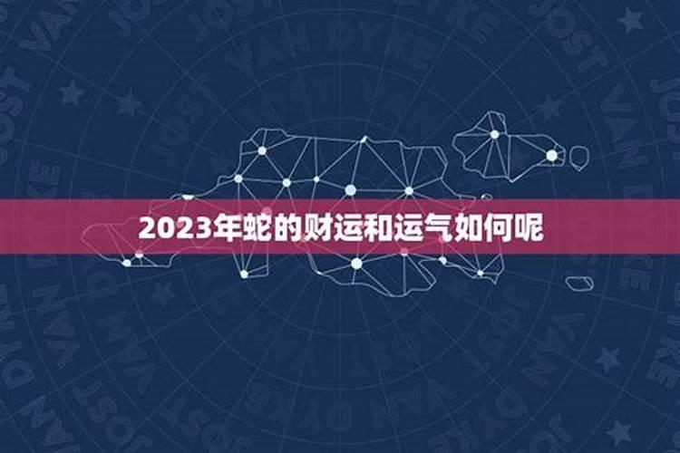 蛇年2023年的运势运程