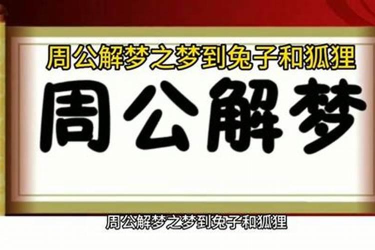 梦见红色的兔子怪物什么意思周公解梦