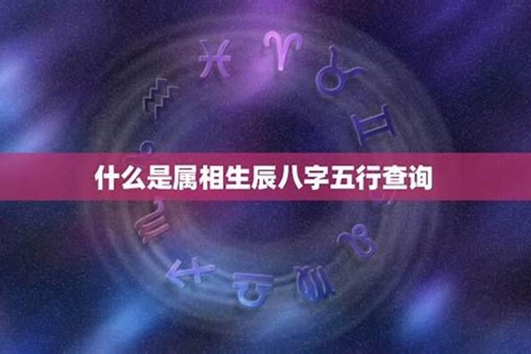 八字查五行属什么命