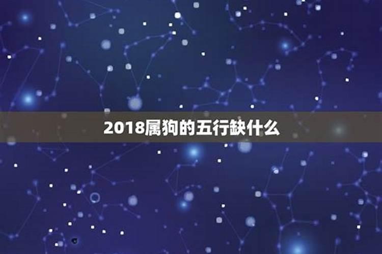 2018年属狗的是什么命