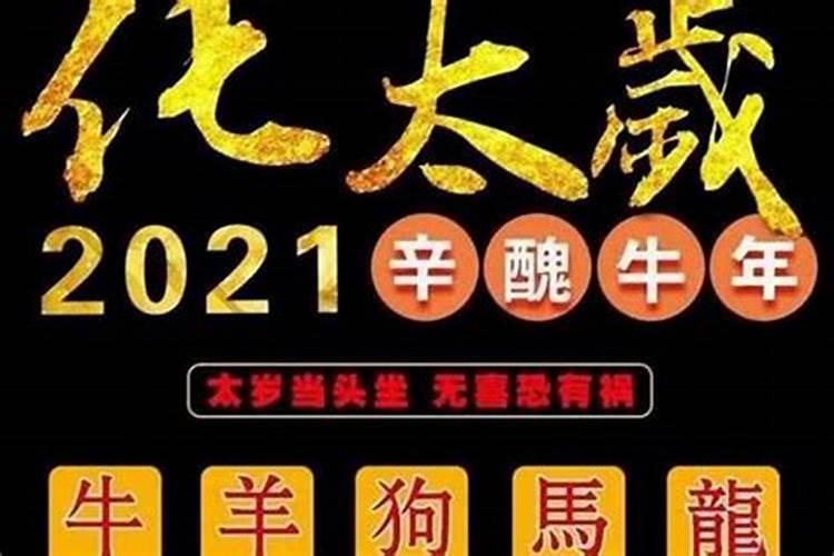 2021牛年冲太岁的属相