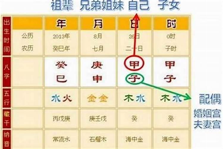 同一个八字男女区别