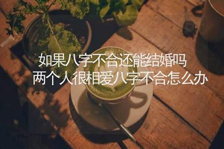 两人很相爱但八字不合怎么办