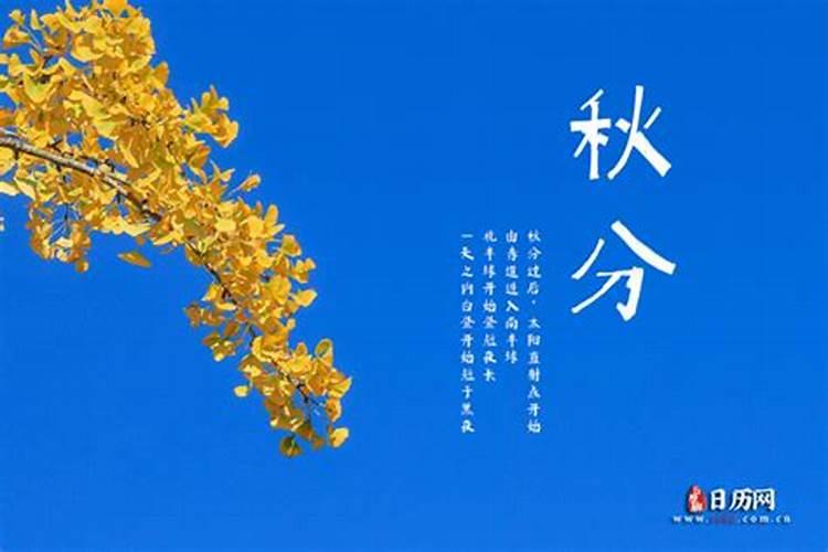 秋分是今年几月几日农历生日