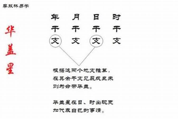 华盖的八字