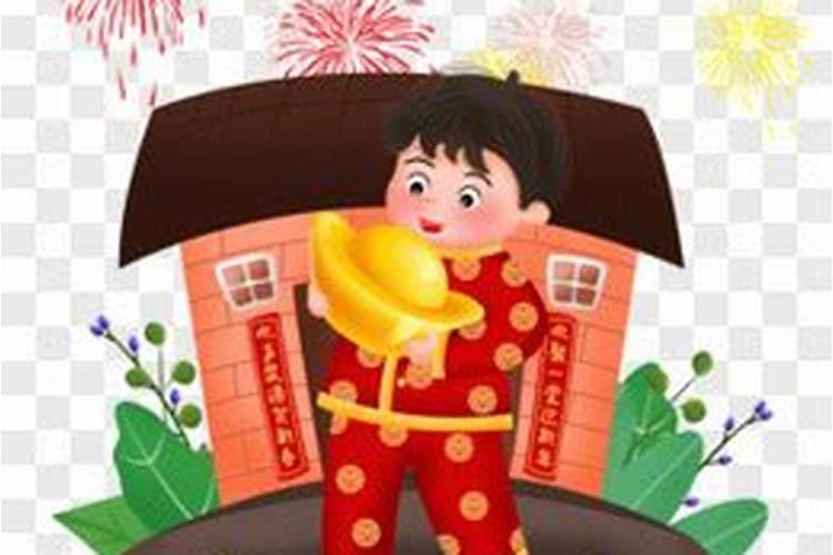 财神抱小孩是什么意思