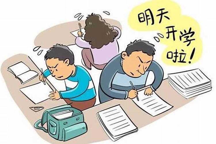 梦见回到学校做作业