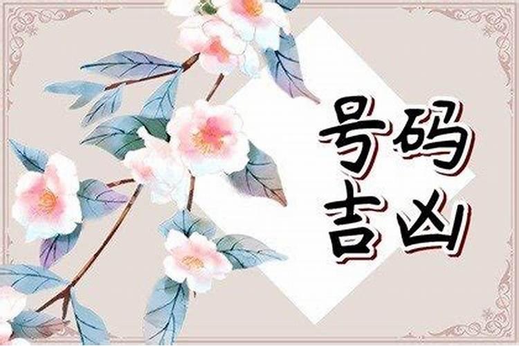 手机号码测八字