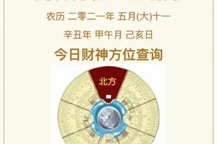 2021年的财神位在哪个方向