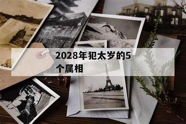 2028年犯太岁