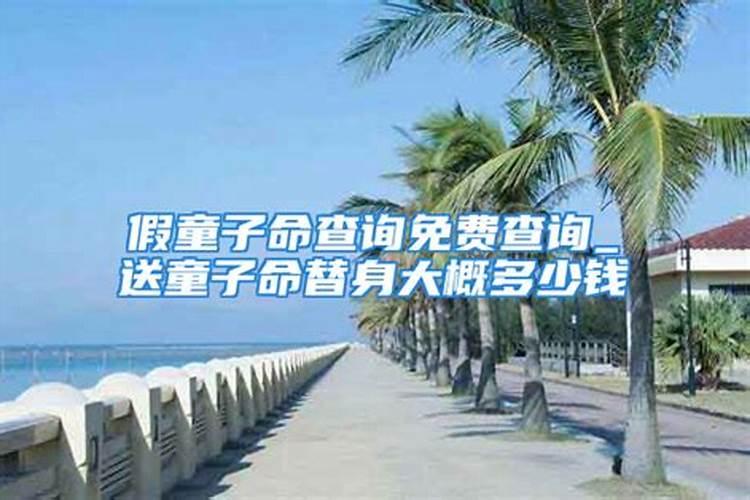 还替身童子表文