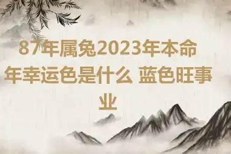 今年本命年的幸运颜色是什么