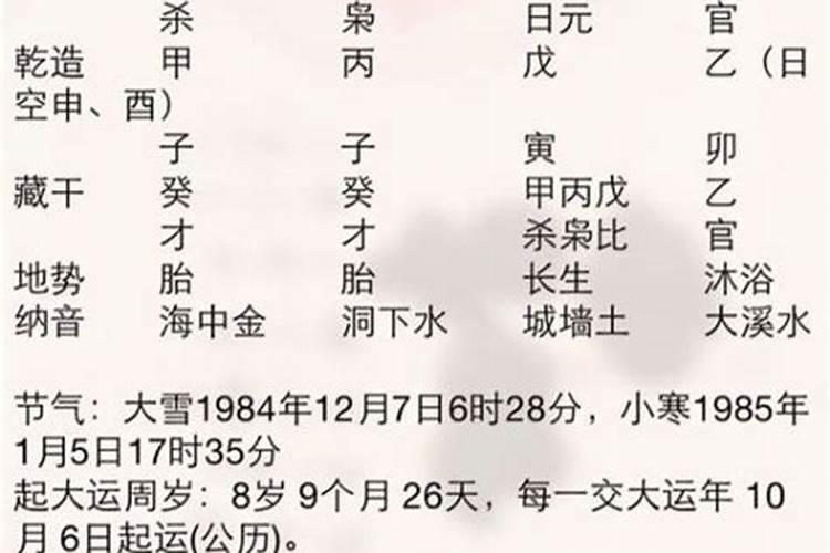 八字合婚如何推算