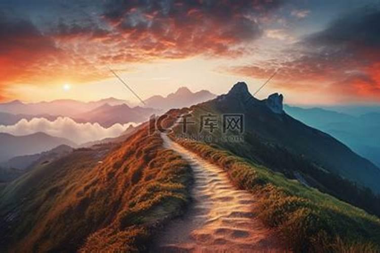 梦见两条通向山顶的路