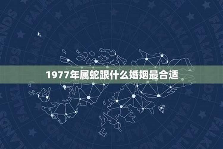 1977年属蛇跟什么婚姻最合适