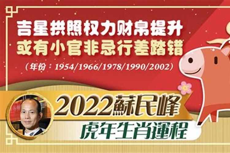 2023年运势苏民峰马