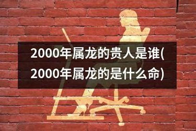 请问2000年属龙的是什么命