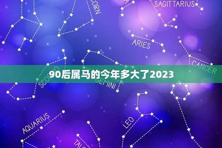 属马的今年几岁2023