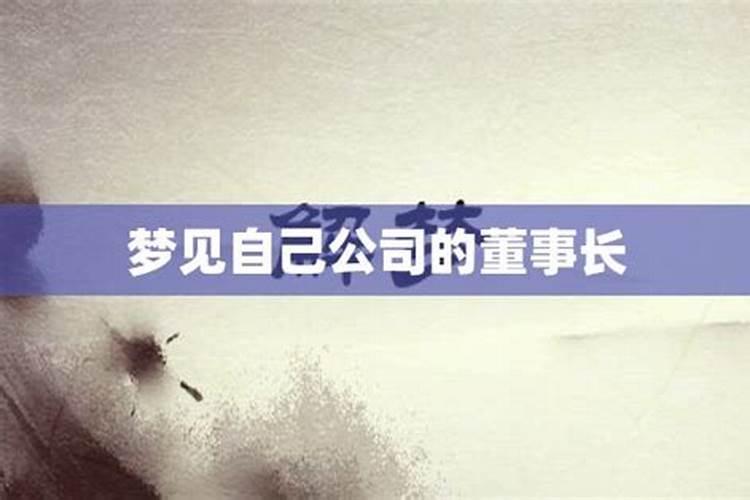 梦见公司董事长开会