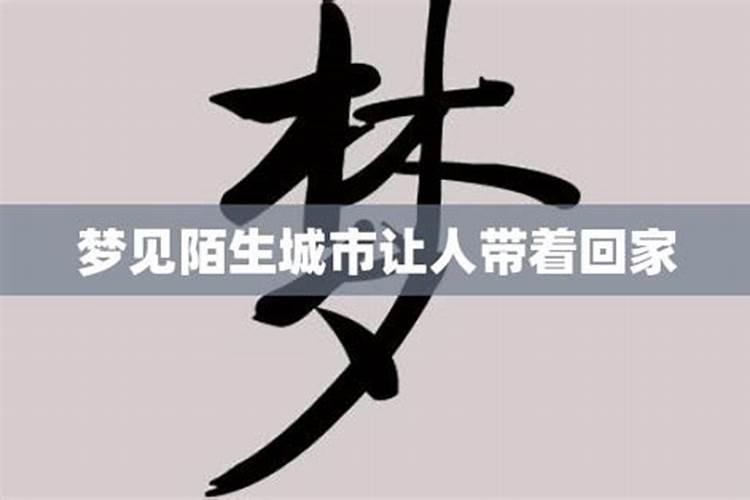 做梦梦到带陌生人回家了怎么回事