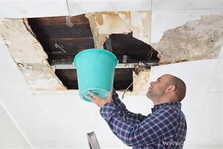 梦到房子漏雨要倒塌还把钱带出去了