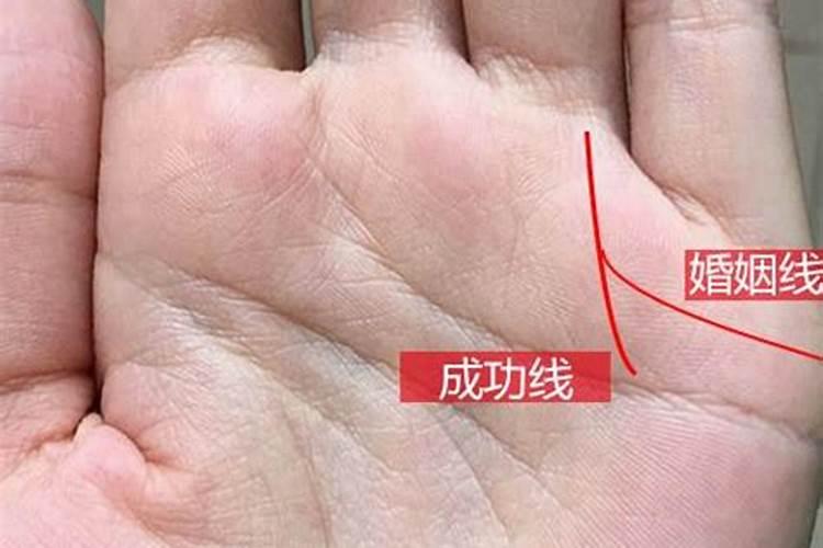 婚姻线斜着向上