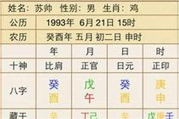 八字最后两字怎么推断